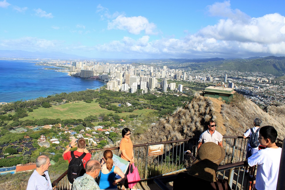 Hiking Diamond Head Trail