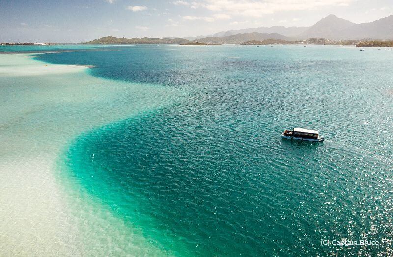 The Captain Bruce Kaneohe Sandbar Boat Tour is an exciting and immersive experience that takes visitors on a scenic boat ride through Kaneohe Bay, providing the opportunity to explore the stunning sandbar, snorkel in crystal-clear waters, and create unforgettable memories in the heart of Hawaii. ⛵🏝️