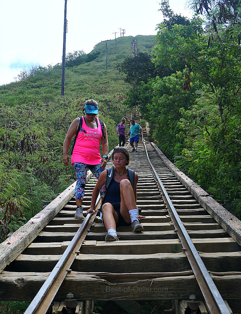 Hiking the Koko Crater Trail - Conquering the Steps to the Top