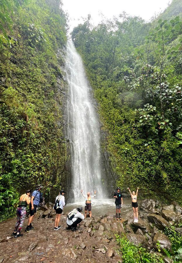waterfall hikes in oahu